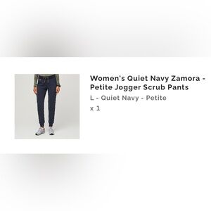 FIGS Zamora Joggers — Petite Large
Limited Edition Quiet Navy